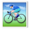 Person Biking - Light emoji on LG